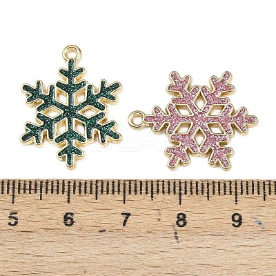 Christmas Alloy Enamel Pendants ENAM-G234-01F-1