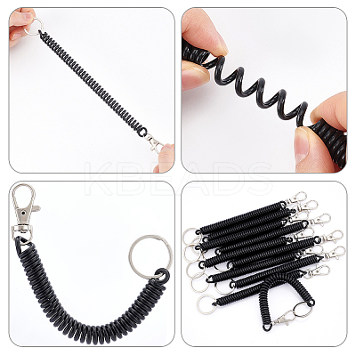 10Pcs Plastic Spring Rope for Mobile Phone Bag Accessories FIND-BBC0002-28-1