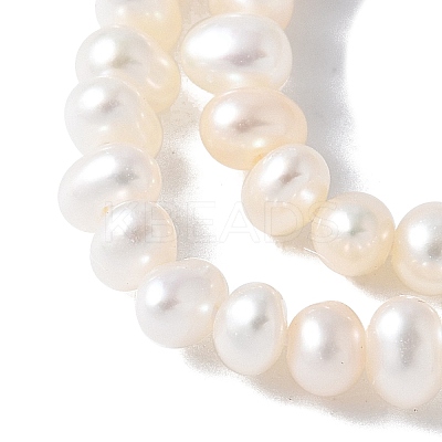 Natural Cultured Freshwater Pearl Beads Strands PEAR-I007-07G-01C-1