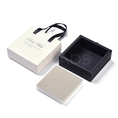 Paper Drawer Jewelry Set Box CON-P015-03C-1