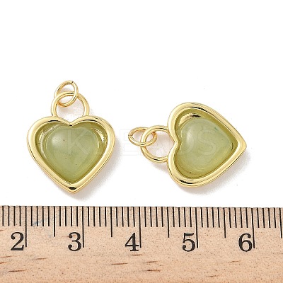 Natural Mixed Gemstone Pendants KK-P325-21G-1