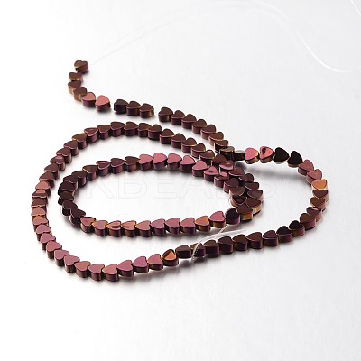 Electroplate Non-magnetic Synthetic Hematite Bead Strands G-F300-23A-04-1