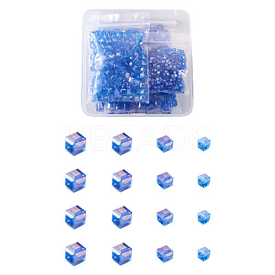 Electroplate Glass Beads Strands EGLA-TA0001-03C-1