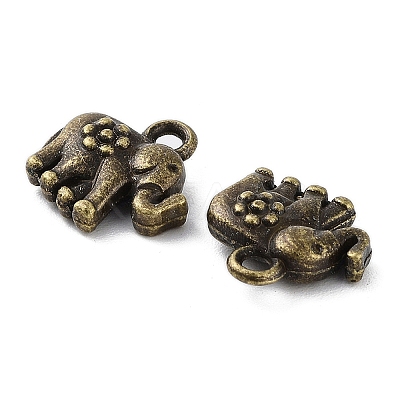 Tibetan Style Alloy Charms FIND-Q094-01AB-1