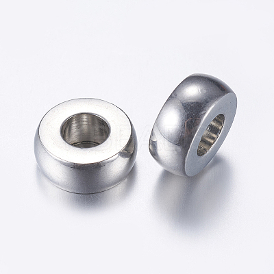 Tarnish Resistant 201 Stainless Steel European Beads LS-STAS-L198-30P-1