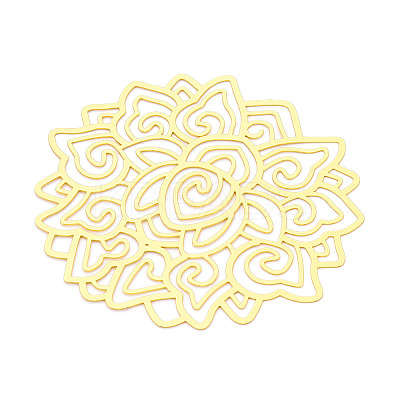 Brass Cabochons KKC-T003-04G-1