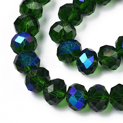 Electroplate Glass Beads Strands EGLA-A034-T3mm-L27-1