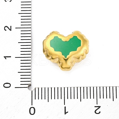 304 Stainless Steel Enamel Beads STAS-B085-06G-06-1