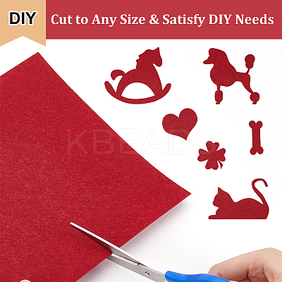 Chemical Fiber Felt Cloth DIY-WH0366-03C-1