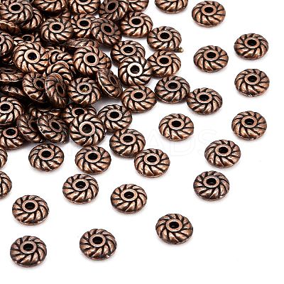 Tibetan Style Alloy Spacer Beads K0P9F061-1