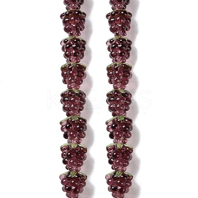 Handmade Lampwork Beads Strands LAMP-Q036-05D-1