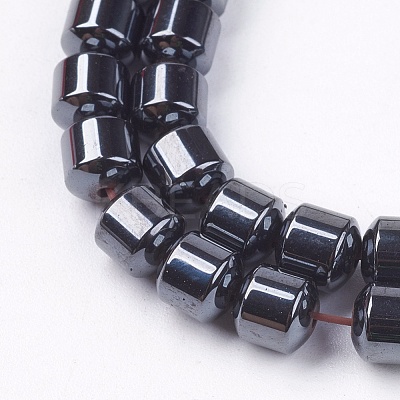 Magnetic Synthetic Hematite Beads Strands G-Q235-1