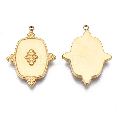 316 Surgical Stainless Steel Pendants STAS-N097-025-1