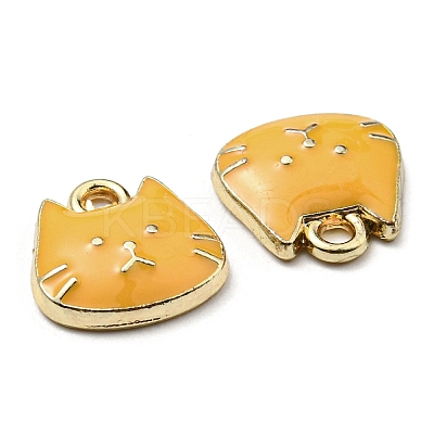 Golden Plated Alloy Charms ENAM-L042-01G-01-1