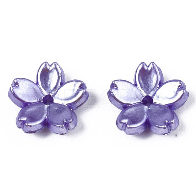 Acrylic Imitation Pearl Beads OACR-N012-002-1