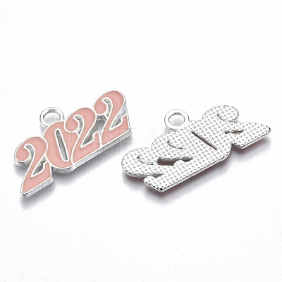 Alloy Enamel Pendants PALLOY-N160-001-04S-RS-1