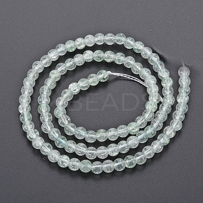 Crackle Glass Beads Strands GLAA-S192-B-006G-1