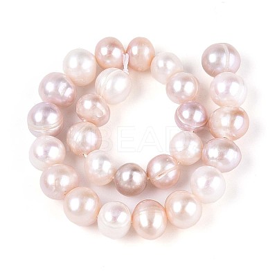 Natural Cultured Freshwater Pearl Beads Strands PEAR-T006-11-1