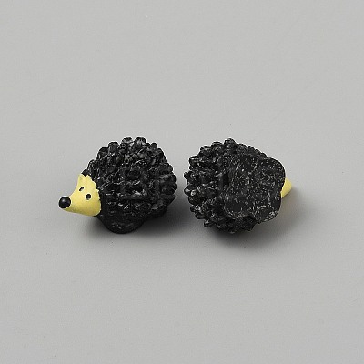 Resin Hedgehog Miniature Ornaments AJEW-WH0606-68A-1
