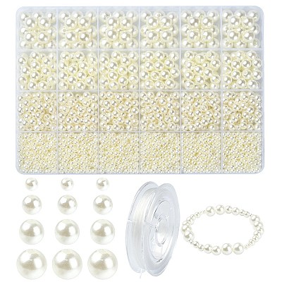 DIY Imitation Pearl Bracelet Making Kit DIY-YW0008-13-1