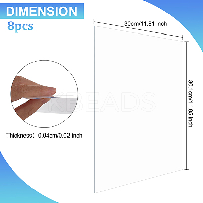 PET Plastic Sheets DIY-WH0326-16-1