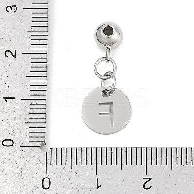 Anti-Tarnish 304 Stainless Steel Pendants STAS-H216-69P-1