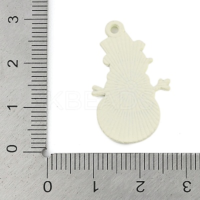 Christmas Theme Spray Painted Alloy Enamel Pendants ENAM-Z020-01J-1