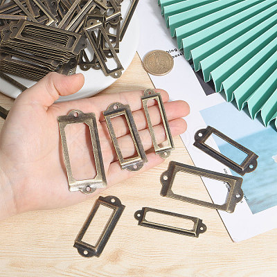 75 Sets 3 Styles Iron Label Frame IFIN-GL0001-01-1