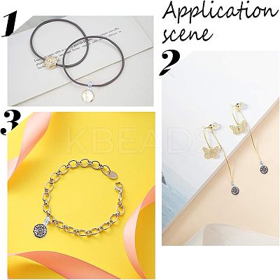 Transparent AS Plastic Pendant Blanks FIND-CA0001-16-1