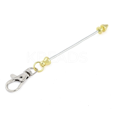 Alloy Beadable Pendant Decorations KEYC-D288-01G-1