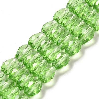 Glass Beads Strands X-EGLA-E010-8x12mm-14-1