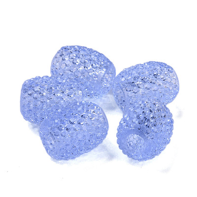 Transparent Resin European Jelly Colored Beads RESI-B025-01A-05-1