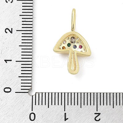 Brass Micro Pave Cubic Zirconia Pendants LS-KK-S514-04F-G-1