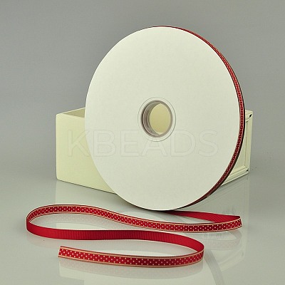 Star Printed Grosgrain Ribbon SRIB-G006-10mm-02-1