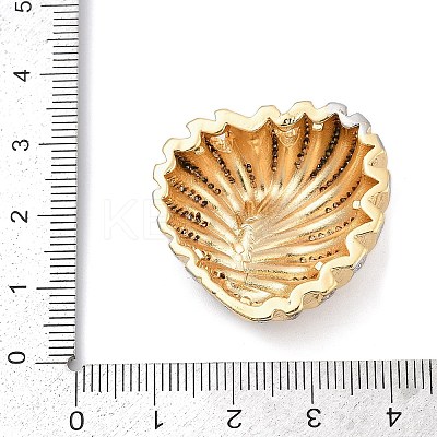 Brass Micro Pave Cubic Zirconia Pendants KK-A241-08G-1