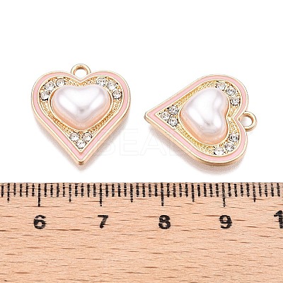Rack Plating Alloy Rhinestone Pendants FIND-N005-19C-1