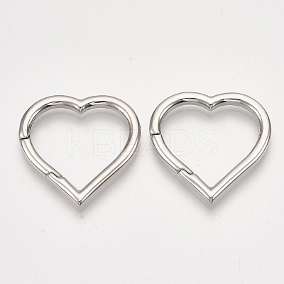 Non-Tarnish 304 Stainless Steel Spring Gate Rings STAS-S079-91-1