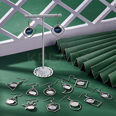 DIY Blank Dome Earring Making Kit DIY-UN0050-32-1