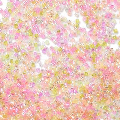 Transparent Colours Glass Seed Beads SEED-H003-01K-1