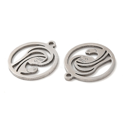 Non-Tarnish 201 Stainless Steel Pendants STAS-Q245-11P-1