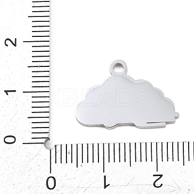 304 Stainless Steel Pendants SA-CBAE30B-03F-P-1