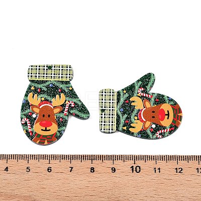 Christmas Theme Printing Acrylic Pendants BACR-N002-01C-1