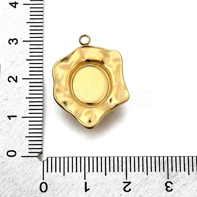 Plastic Pearl Pendants STAS-Q360-03K-G-1