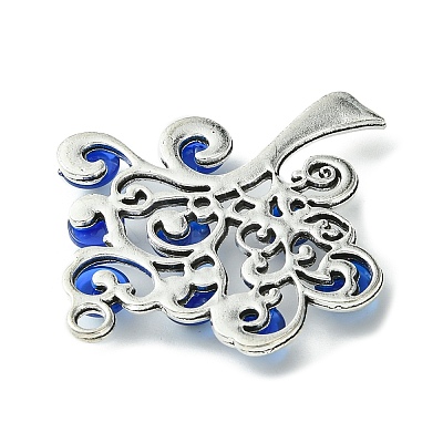 Blue Evil Eye Alloy Pendants PALLOY-JF02358-03-1