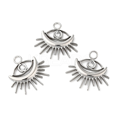 304 Stainless Steel Pendants STAS-R122-10P-1