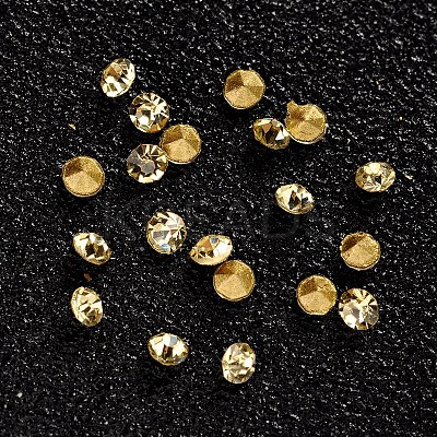 Glass Pointed Back Rhinestone CR2mm42Y-1