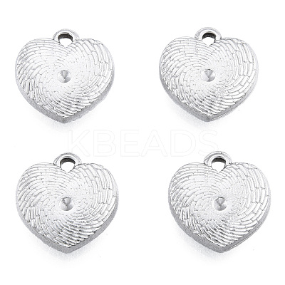 Non-Tarnish 201 Stainless Steel Pendant Rhinestone Settings STAS-N098-261P-1