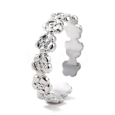 Non-Tarnish 304 Stainless Steel Finger Rings X-RJEW-L102-31P-1