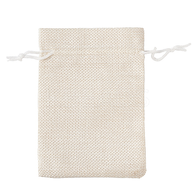 Burlap Packing Pouches Drawstring Bags ABAG-TA0001-14-1