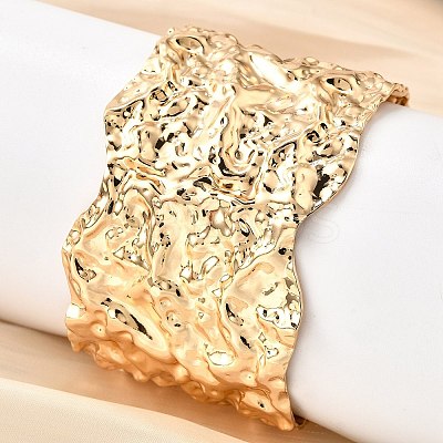 304 Stainless Steel Open Bangles BJEW-D308-02G-A-1
